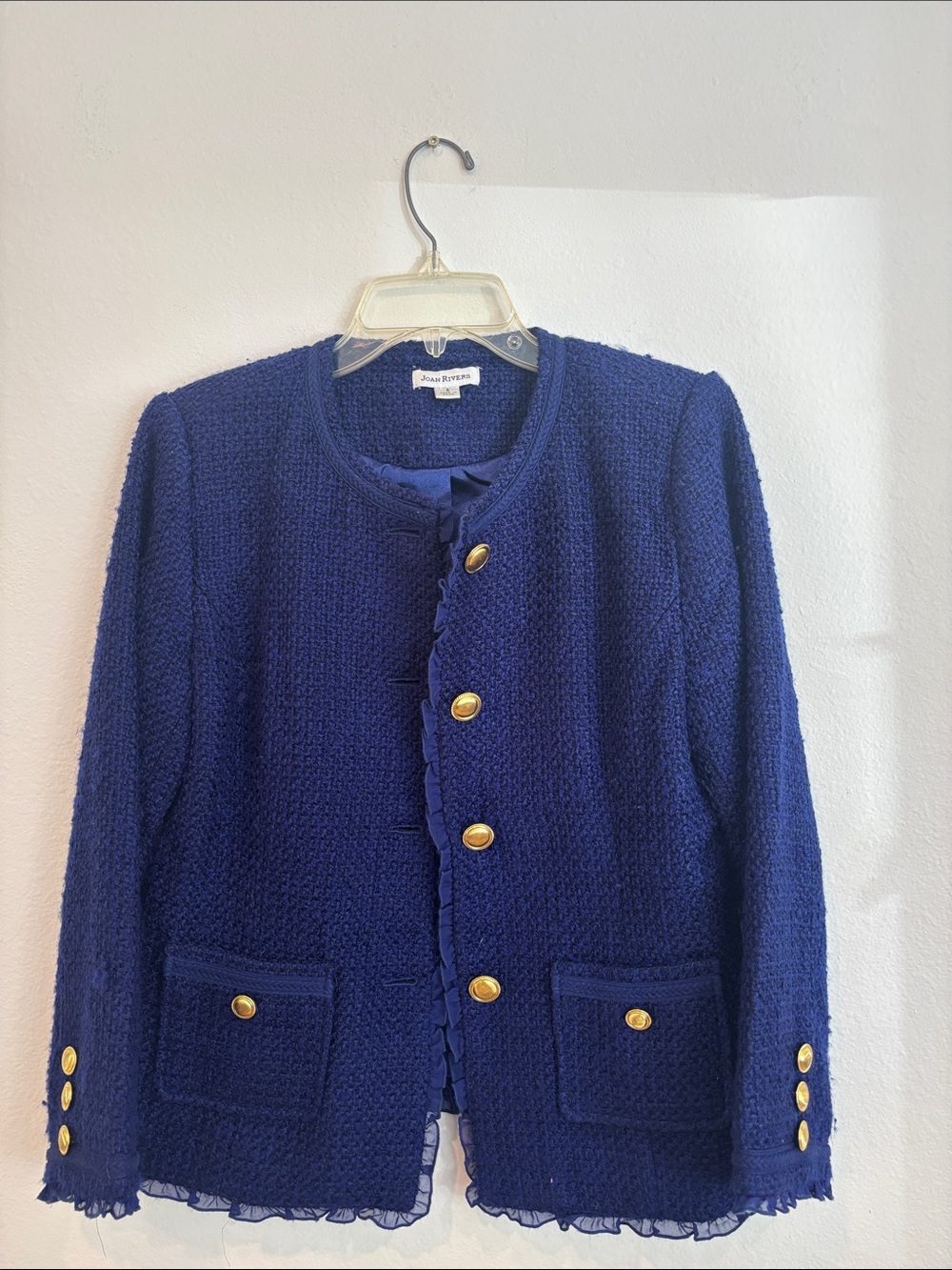 Joan Rivers Tweed Jacket. Size 6